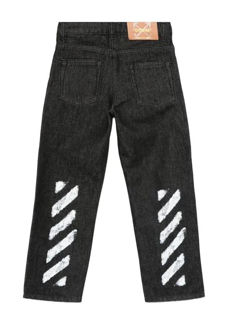 Jeans con logo OFF WHITE KIDS | OBYA005F25DEN0011001